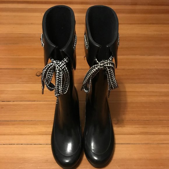 Sperry Shoes - Black Sperry Rainboots Size 8